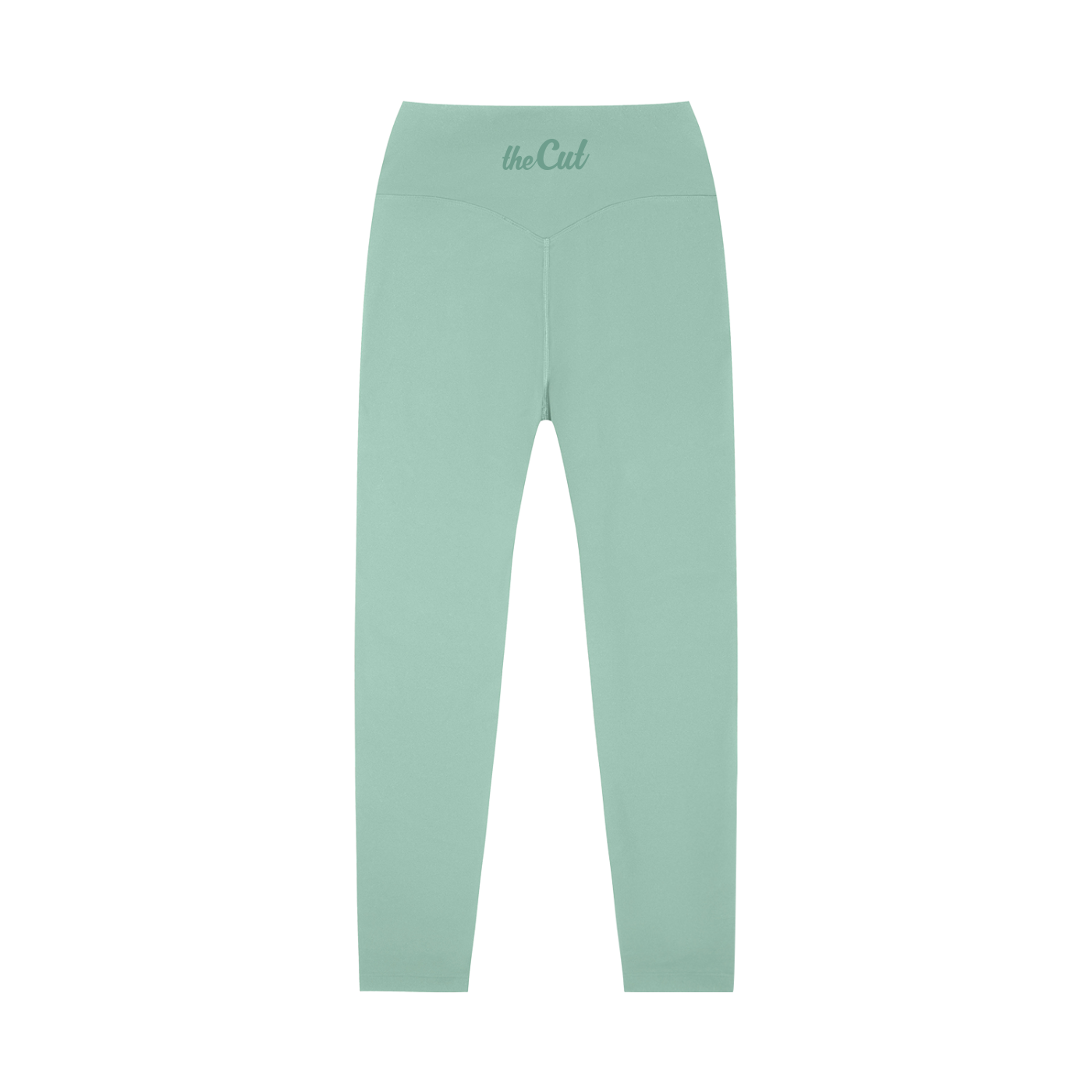 theCut High-Waisted Yoga Leggings Seafoam Green