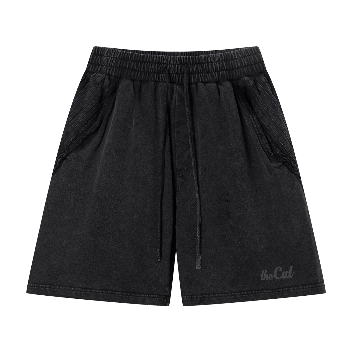 theCut Vintage Wash Shorts - Black