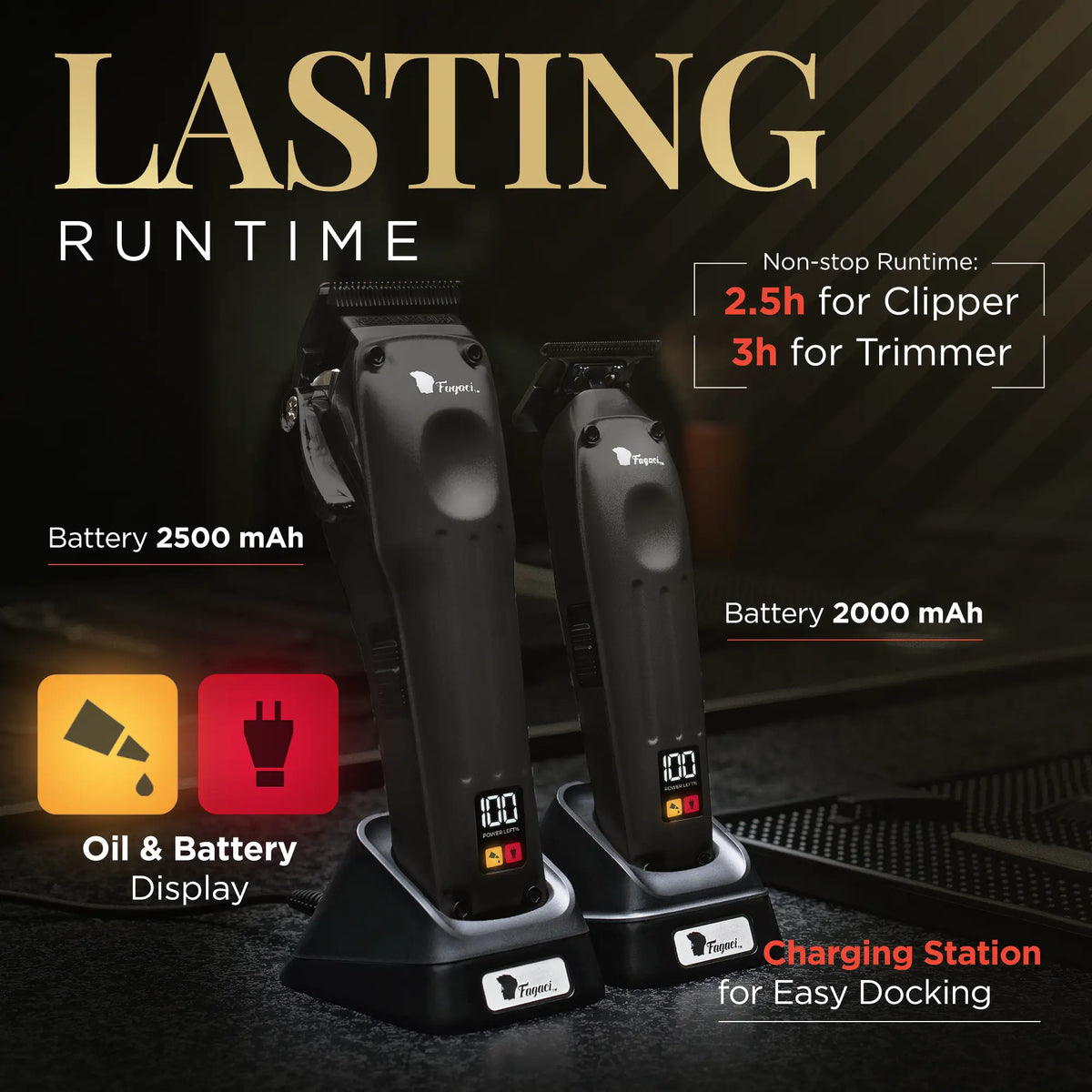 Fagaci Fusion Clipper & Trimmer Set