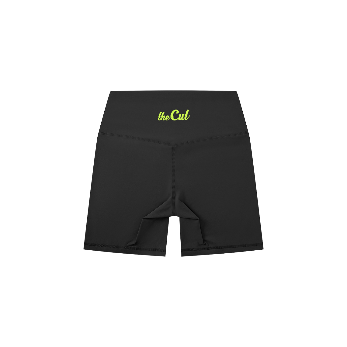 Women's High - Waisted Biker Shorts Glitchwave Black