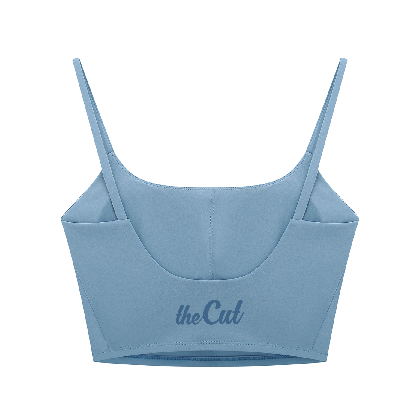 Women's Solid Color Sports Bra Blue