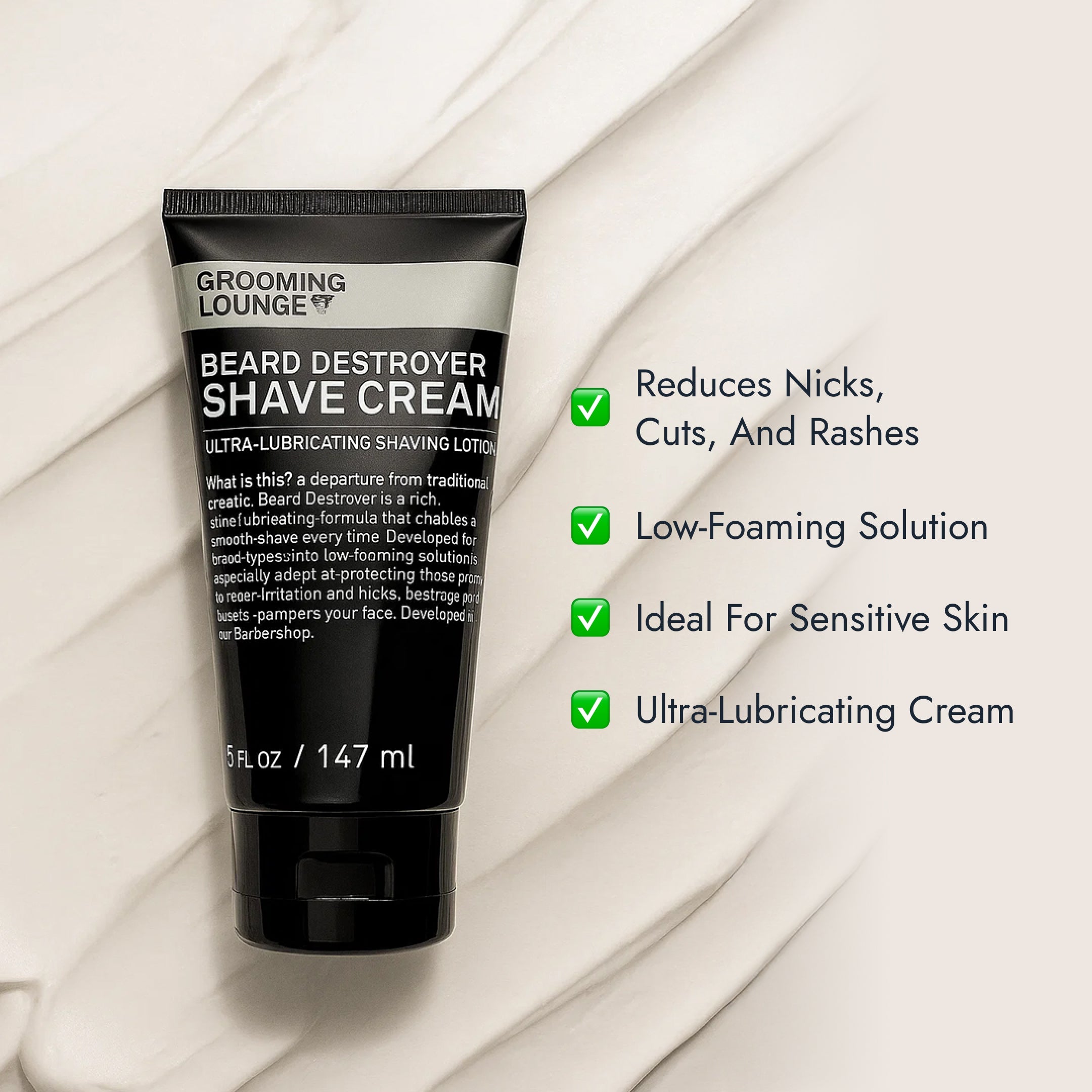 Grooming Lounge Oil & Cream Shaving Cocktail Set (Save $7)