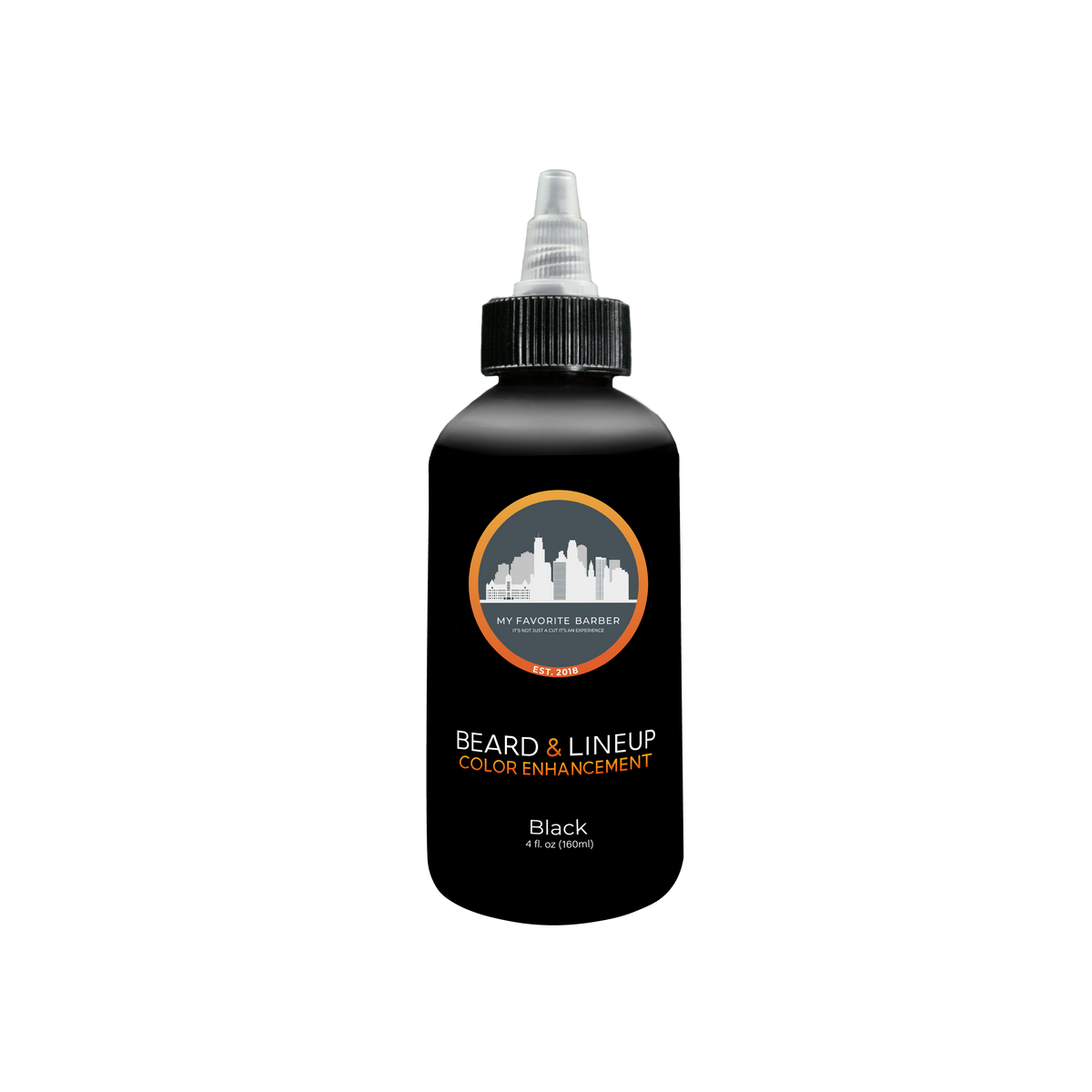 My Favorite Barber Beard & Lineup Color Enhancement - Black 4 oz