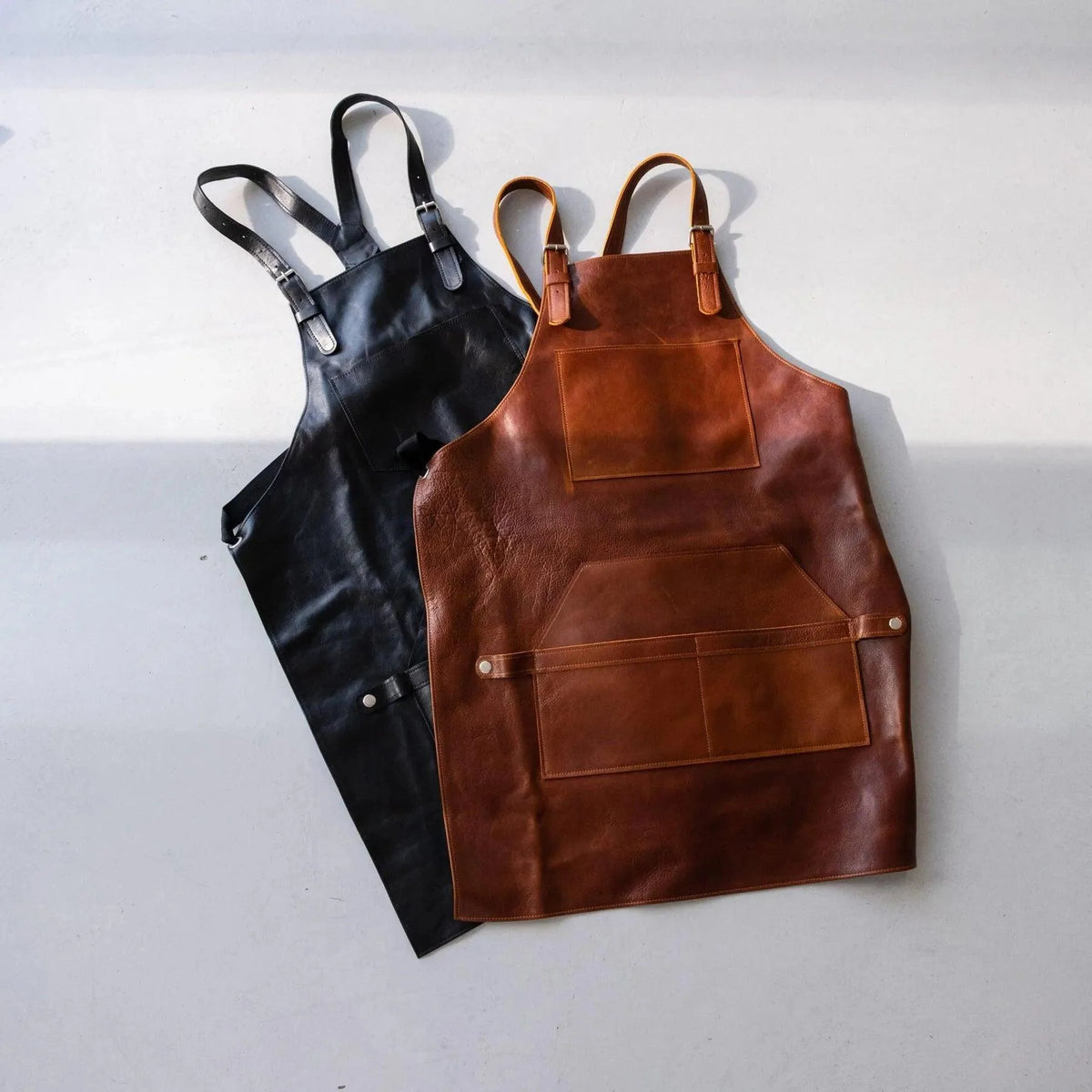 Pikore Premium Full-Grain Leather Barber Apron