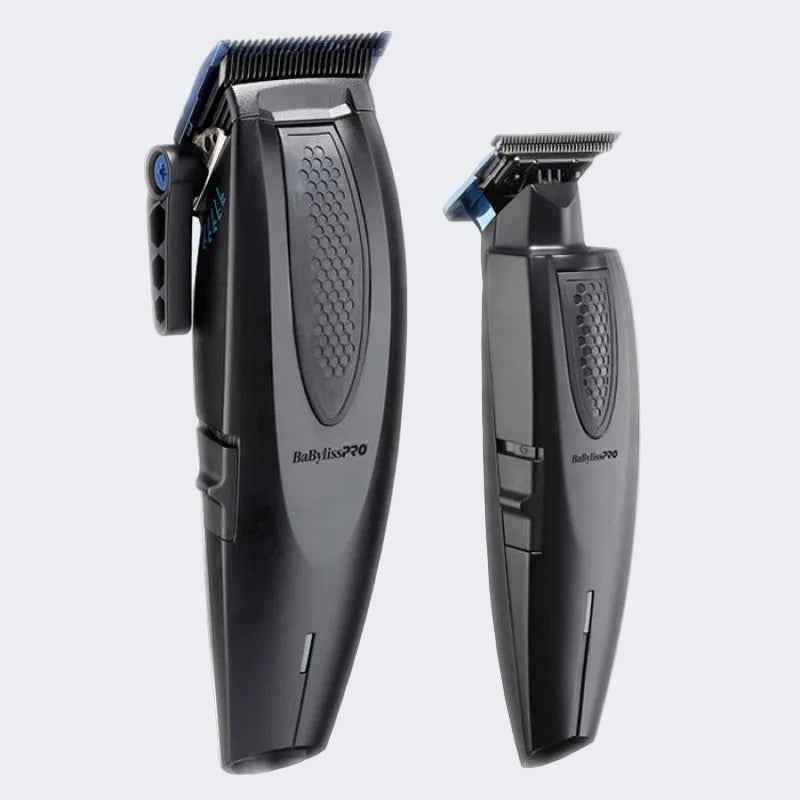 BaBylissPRO LithiumFX+ Matte Black Clipper & Trimmer Combo (FX73DUOCTMB)