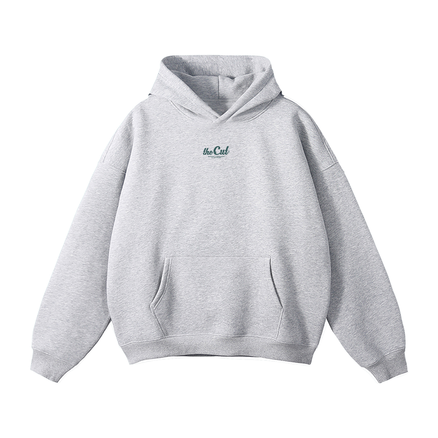 theCut Glitch Wave Teal Print Hoodie