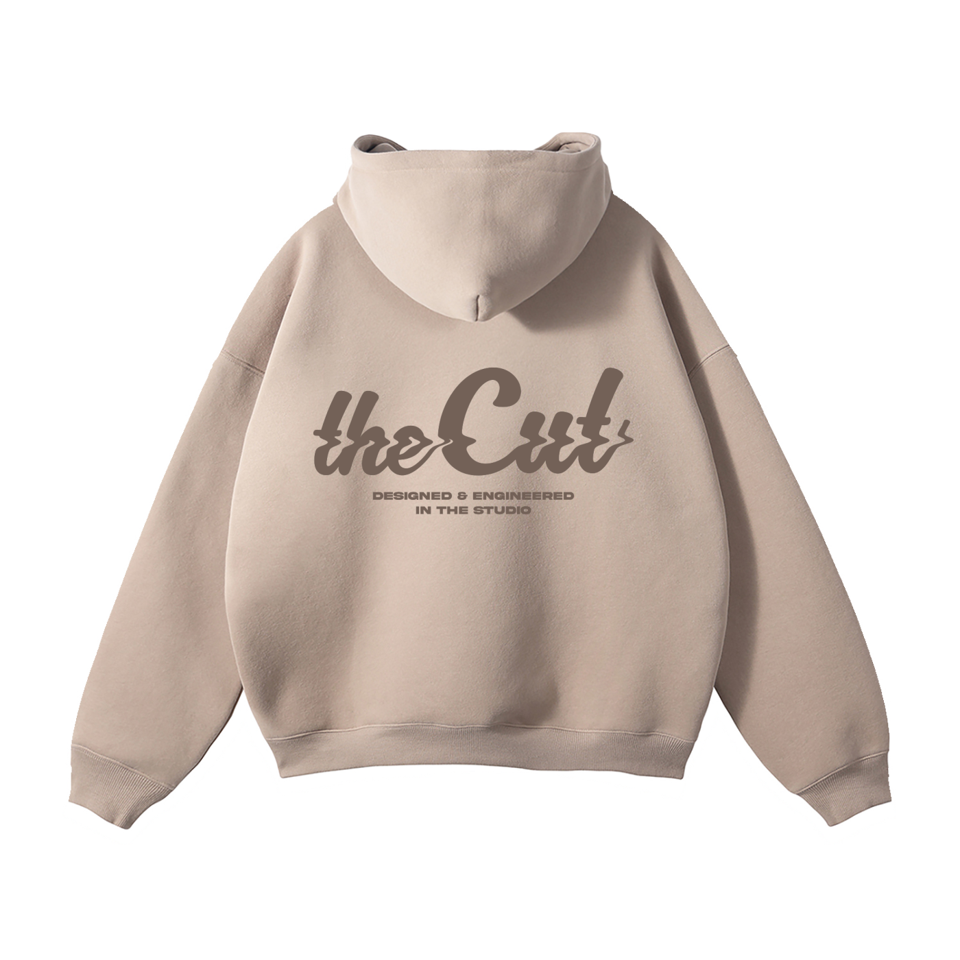 theCut Glitch Wave Caramel Print Hoodie
