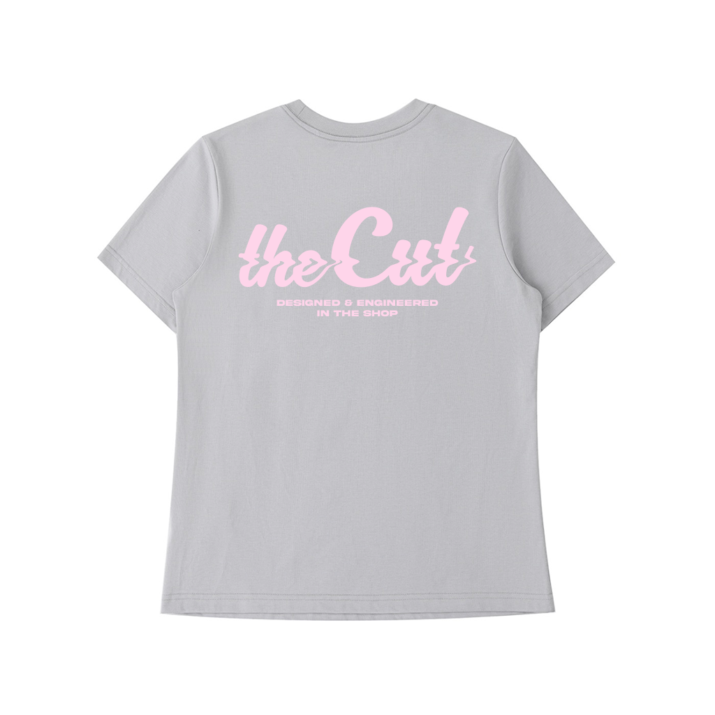 theCut Standard Shoulder T-Shirt Light Gray