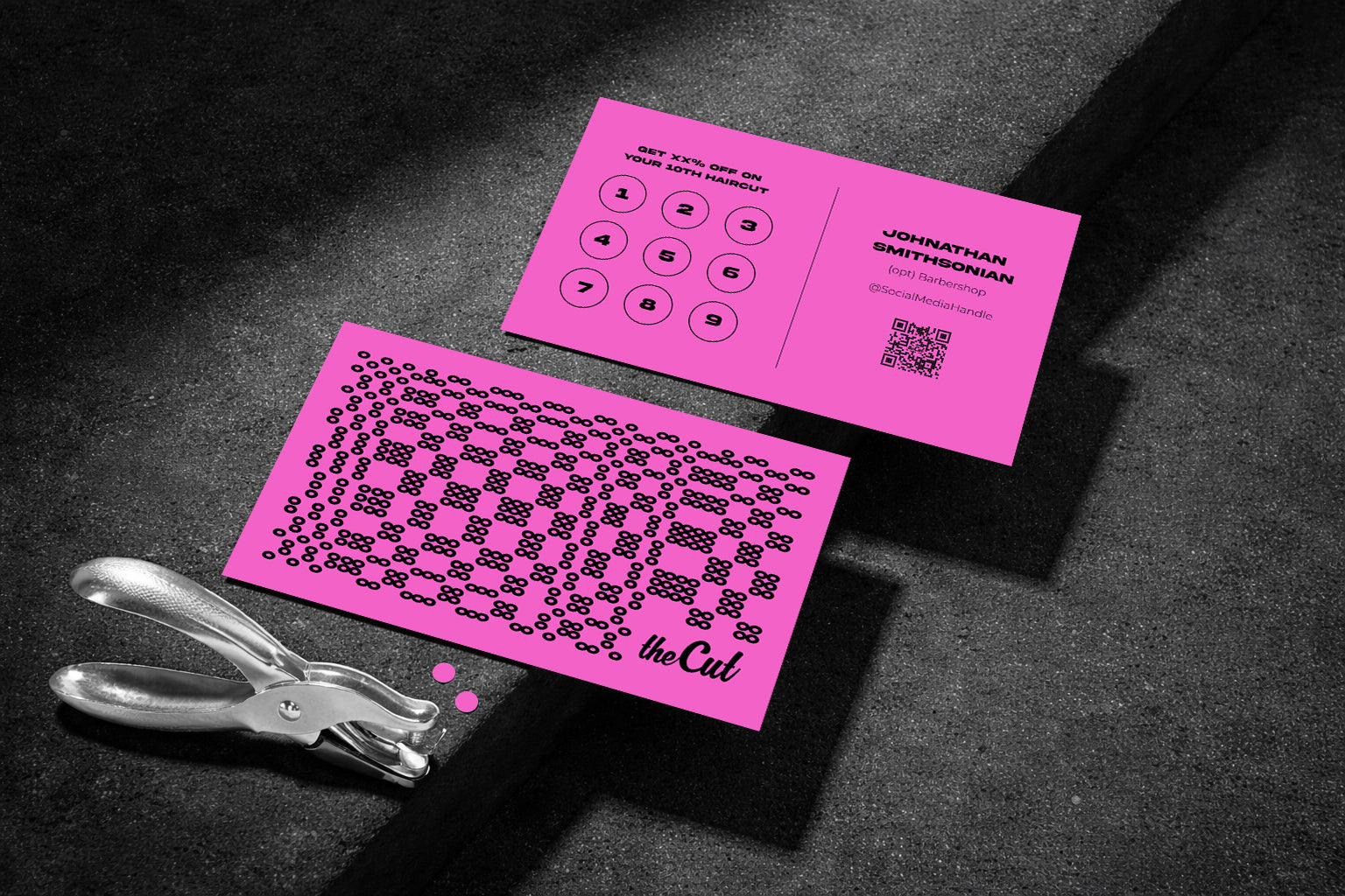 Loyalty Punch Cards - Fire Heat