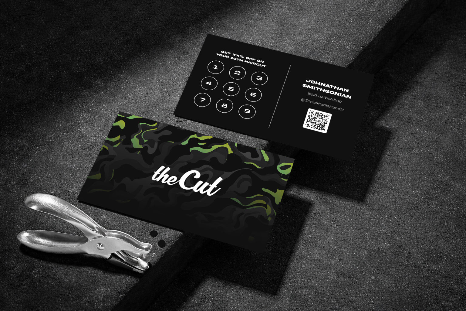 Loyalty Punch Cards - Camo Vibes