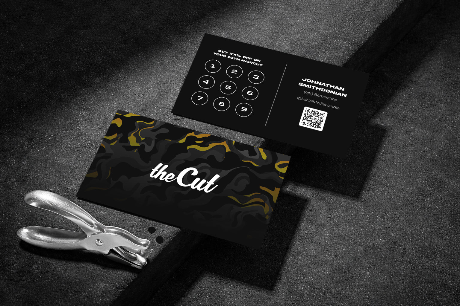 Loyalty Punch Cards - Camo Vibes