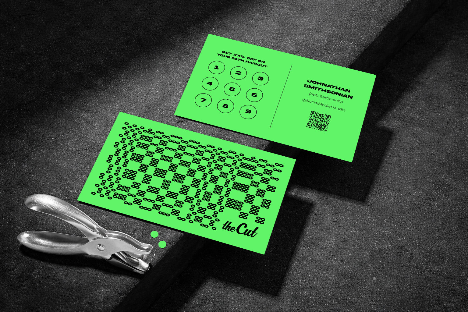 Loyalty Punch Cards - Fire Heat