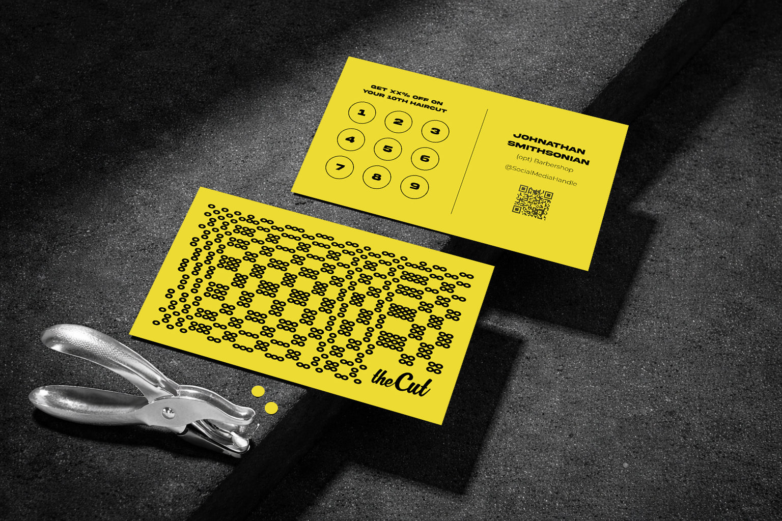 Loyalty Punch Cards - Fire Heat