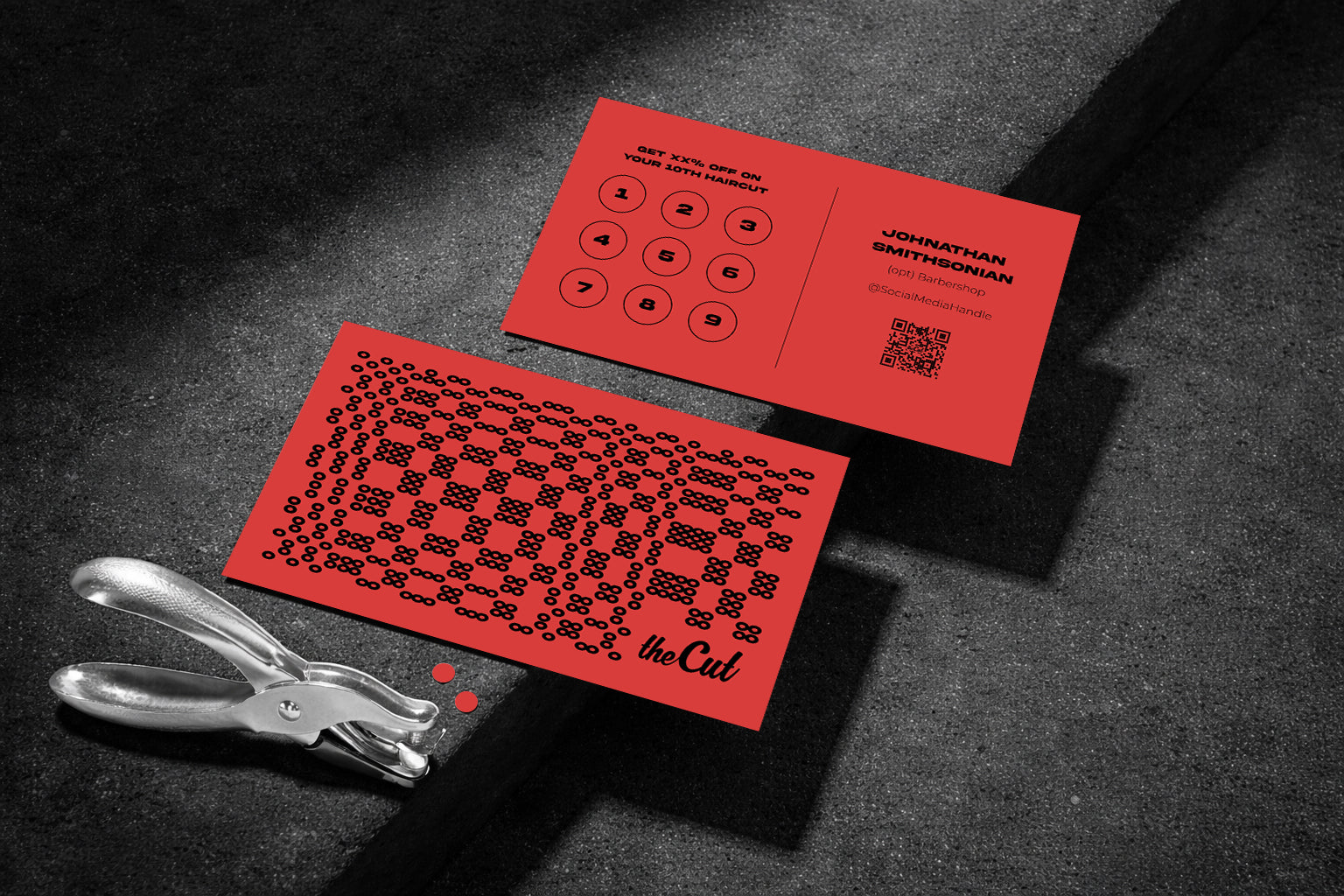 Loyalty Punch Cards - Fire Heat