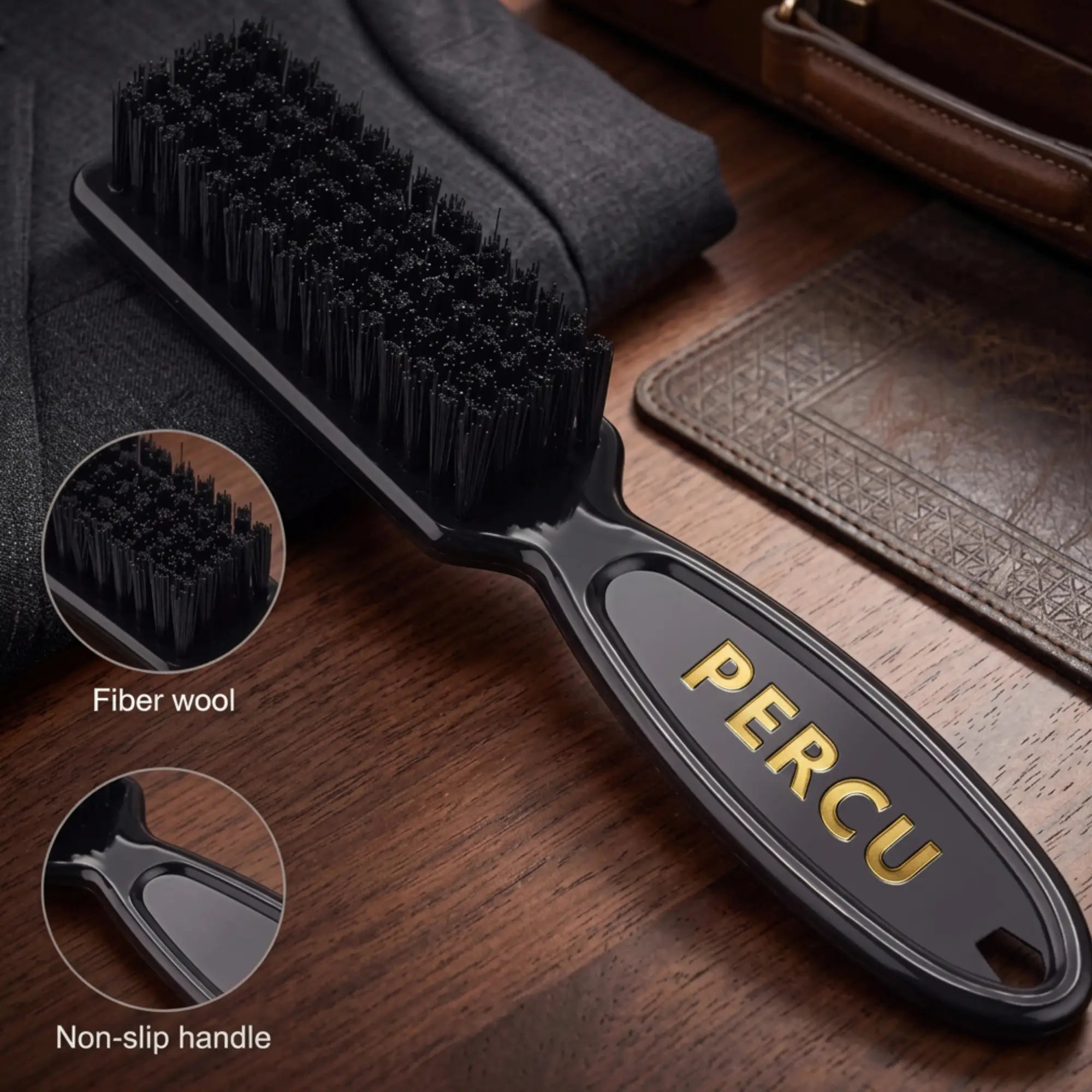 Percu Black Clipper Soft Brush