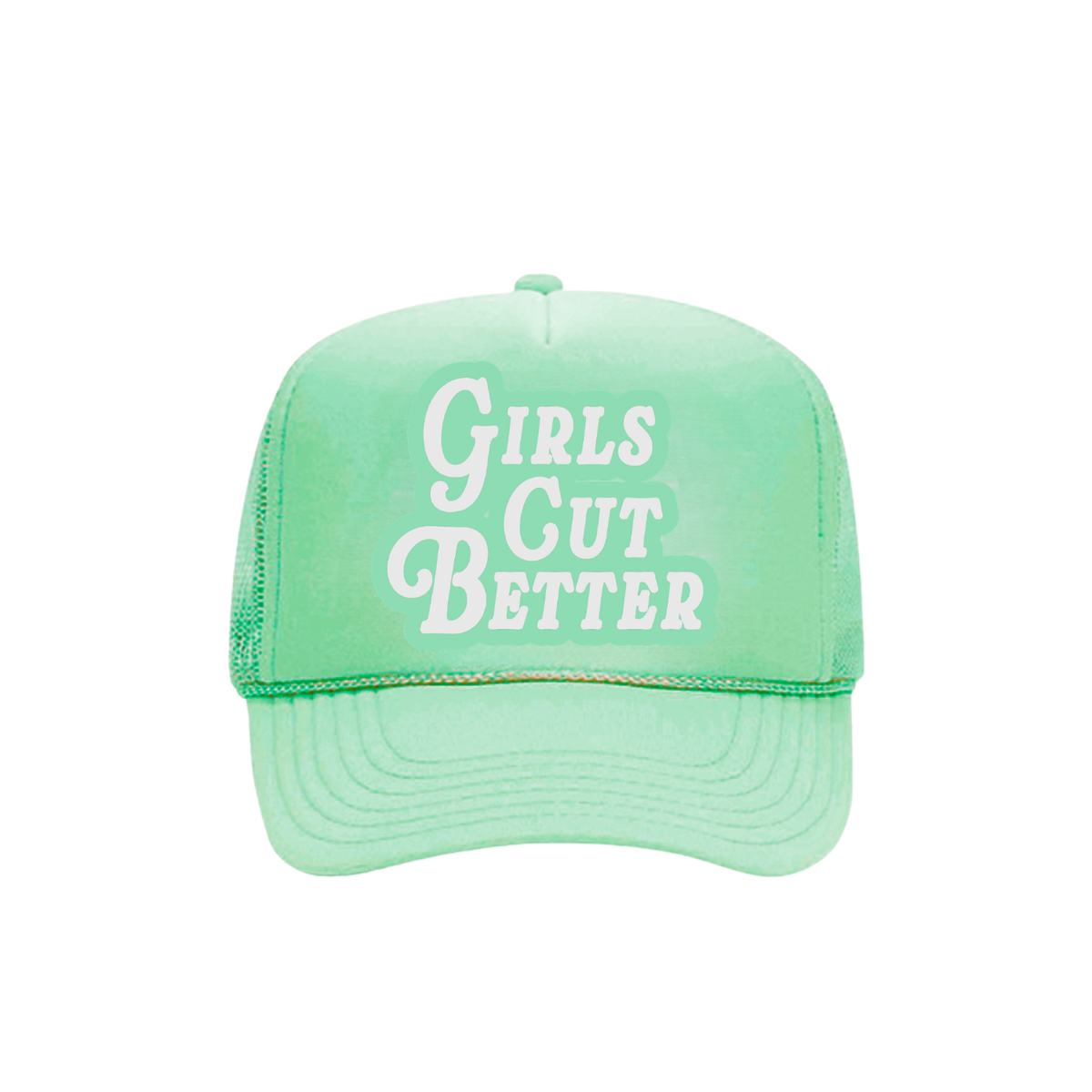 ABBC - Girls Cut Better Trucker - Sea Green