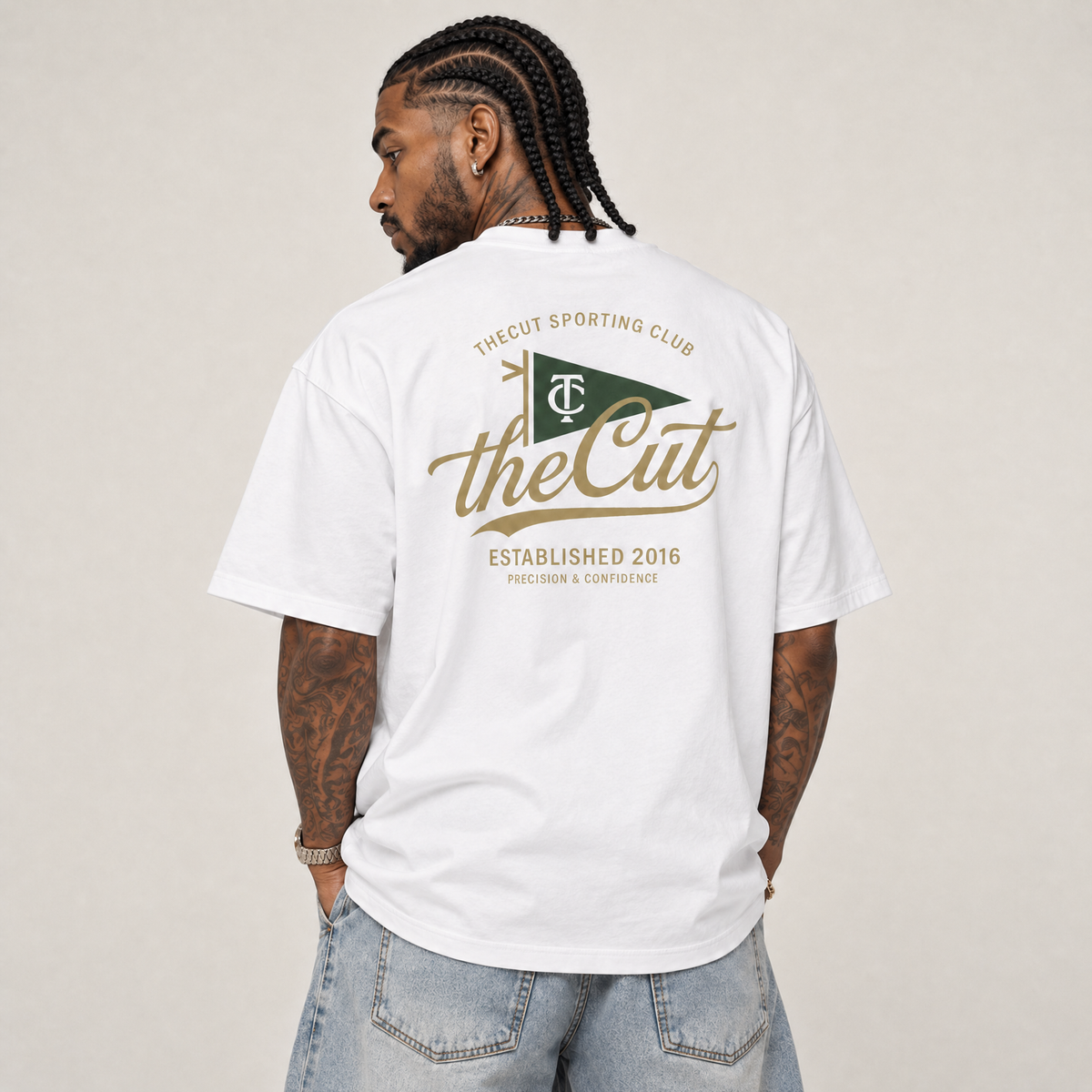 THECUT SPORTING CLUB TEE - WHITE