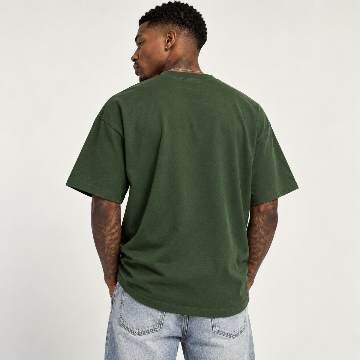 theCut Tee - Green/Yellow