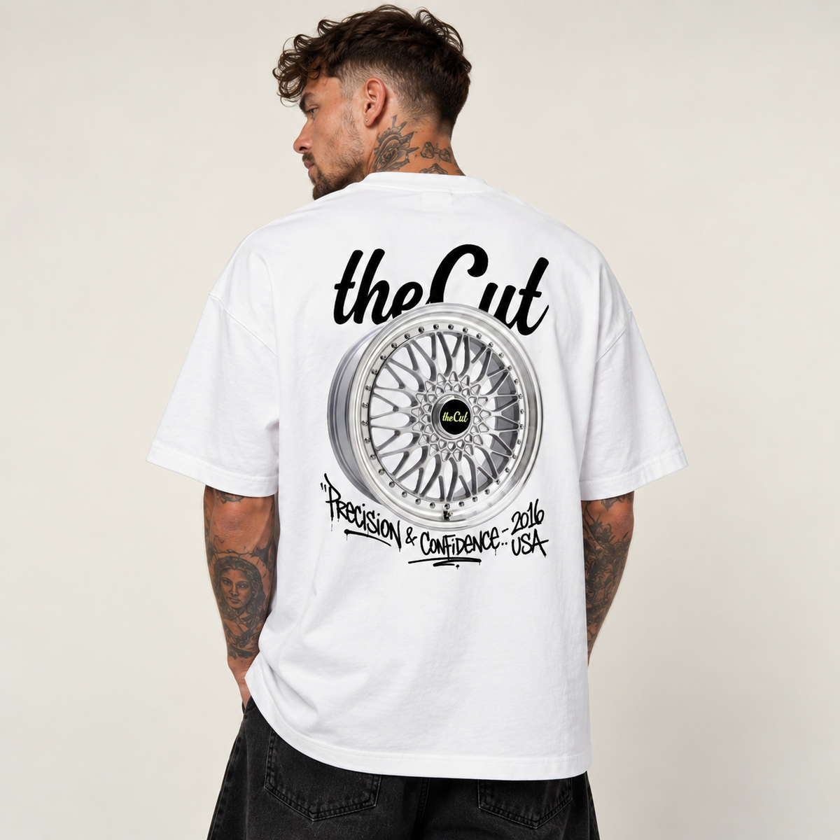 PRECISION & CONFIDENCE TEE - WHITE