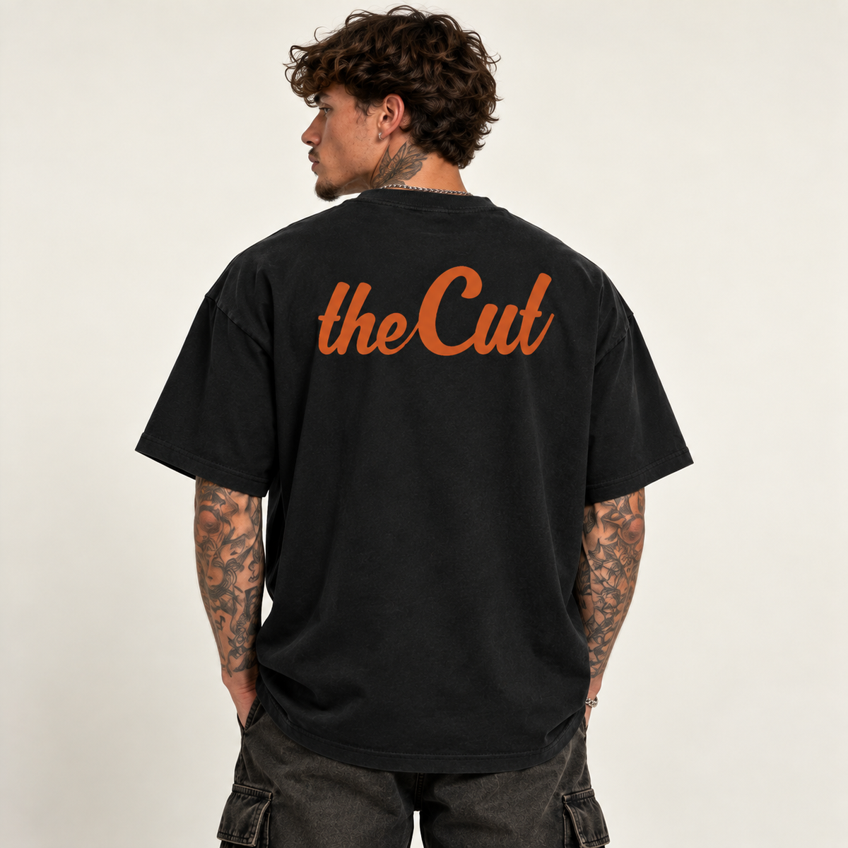TC Tee - Black/Orange