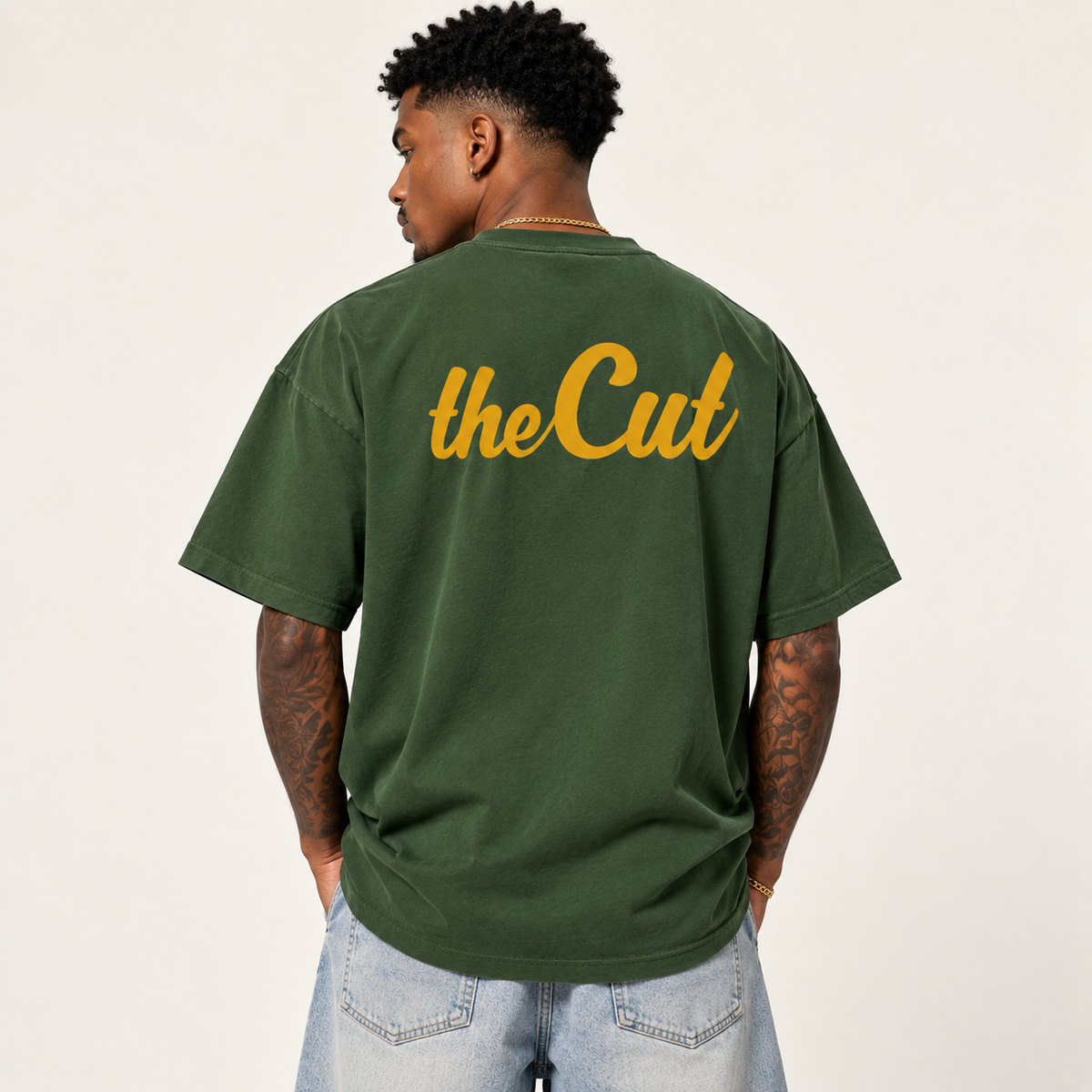 TC Tee - Green/Yellow