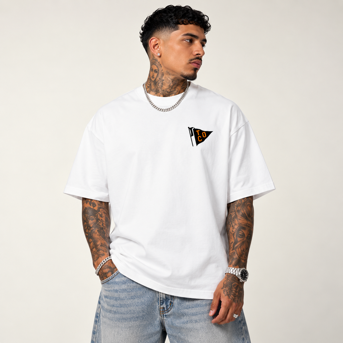 THECUT OUTSIDE TEE - WHITE