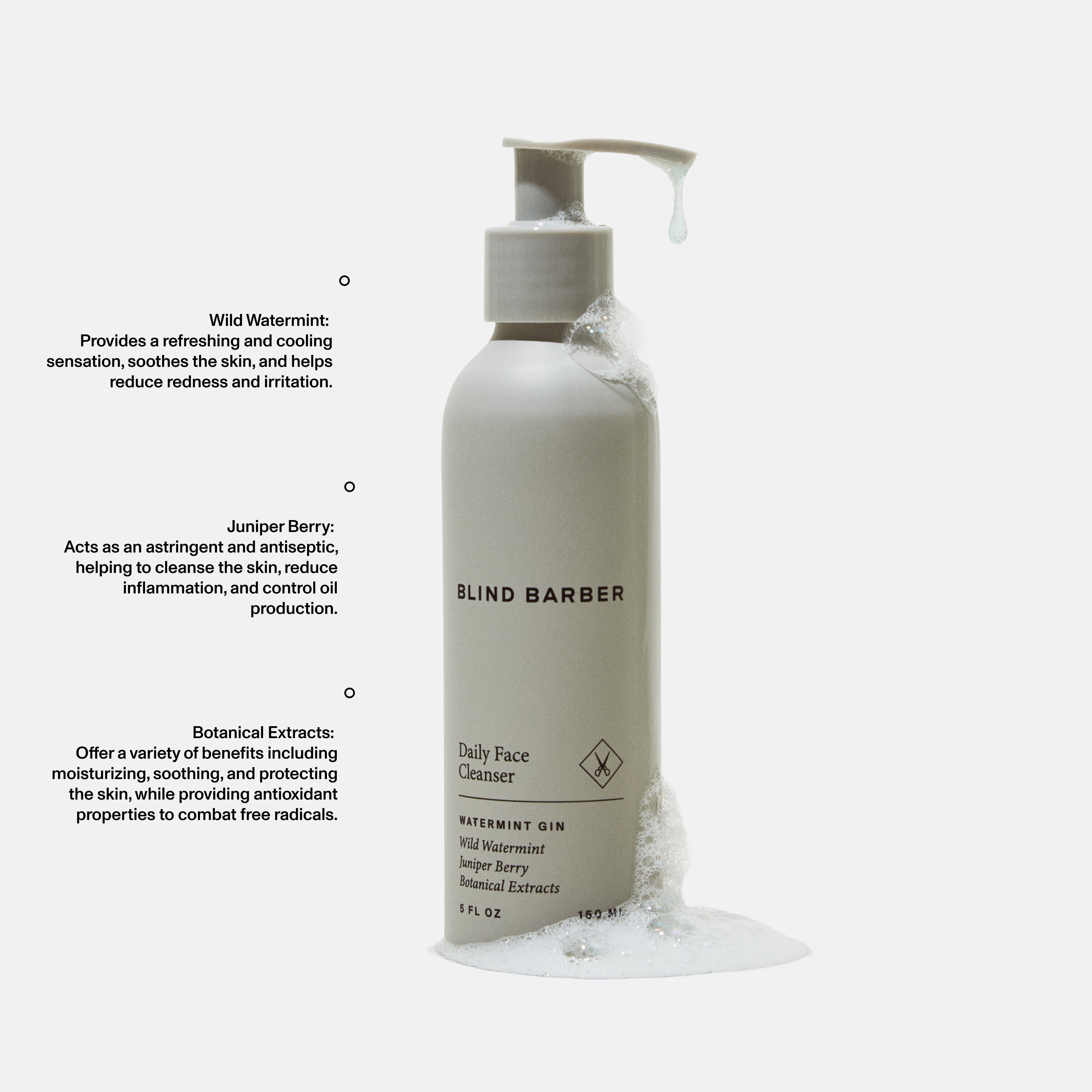 Watermint Gin Daily Face Cleanser