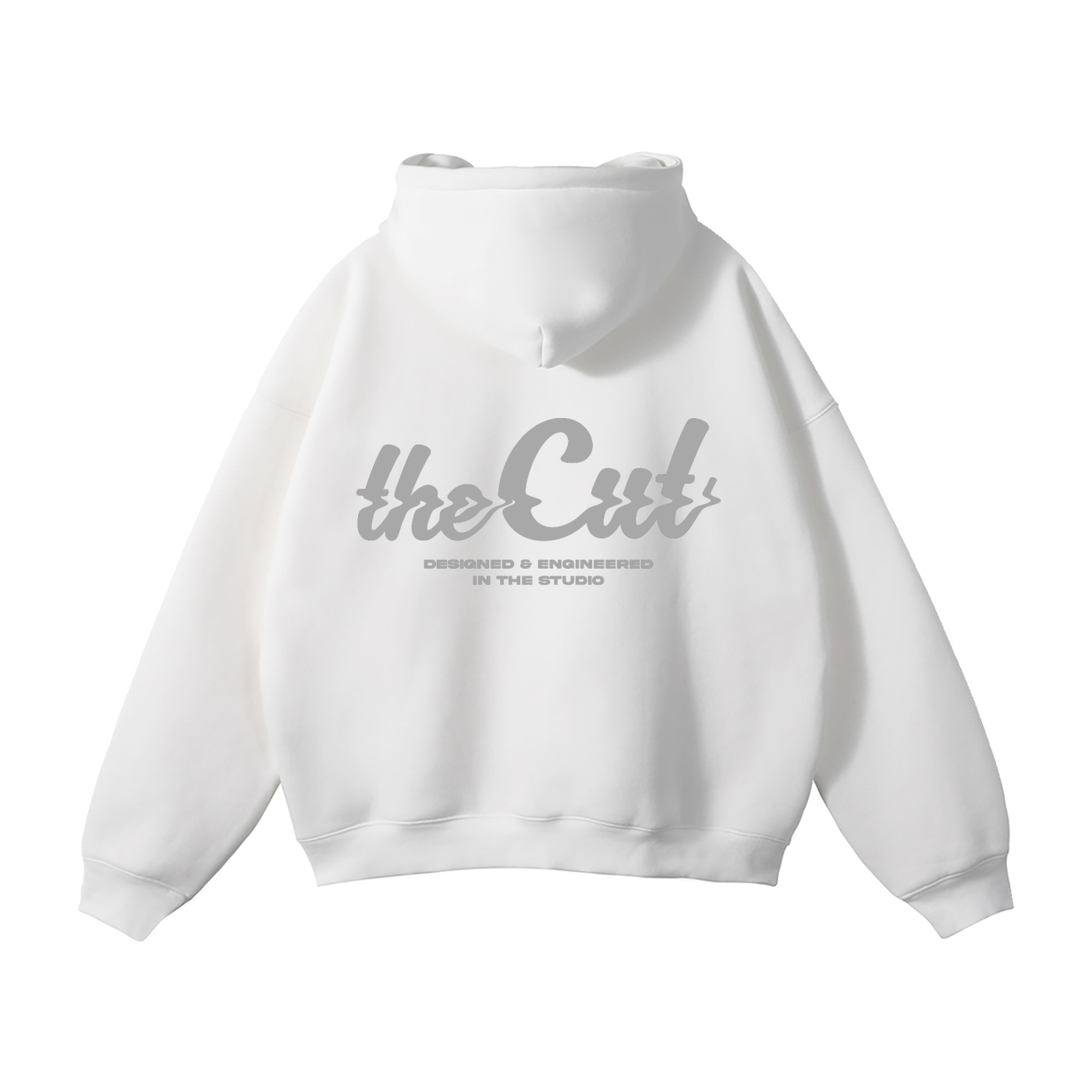 theCut Glitch Wave Grey Print Hoodie