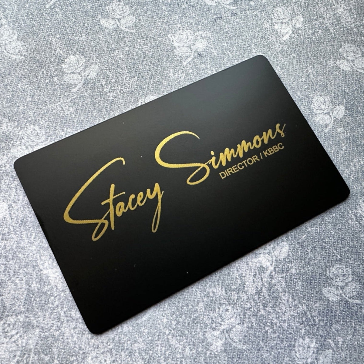 Anodized Premium Brass - Tap Business Card