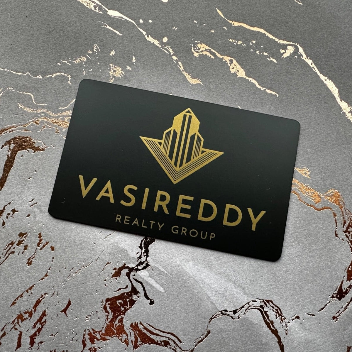 Anodized Premium Brass - Tap Business Card