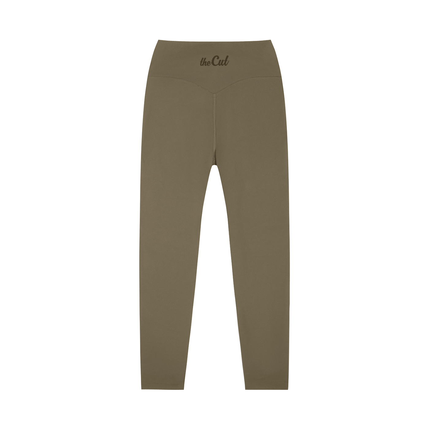 theCut High-Waisted Yoga Leggings Gray Coffee