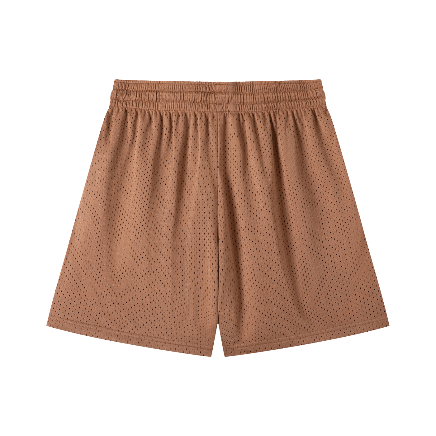 theCut High Standards Mesh Shorts Brown 6" Inseam