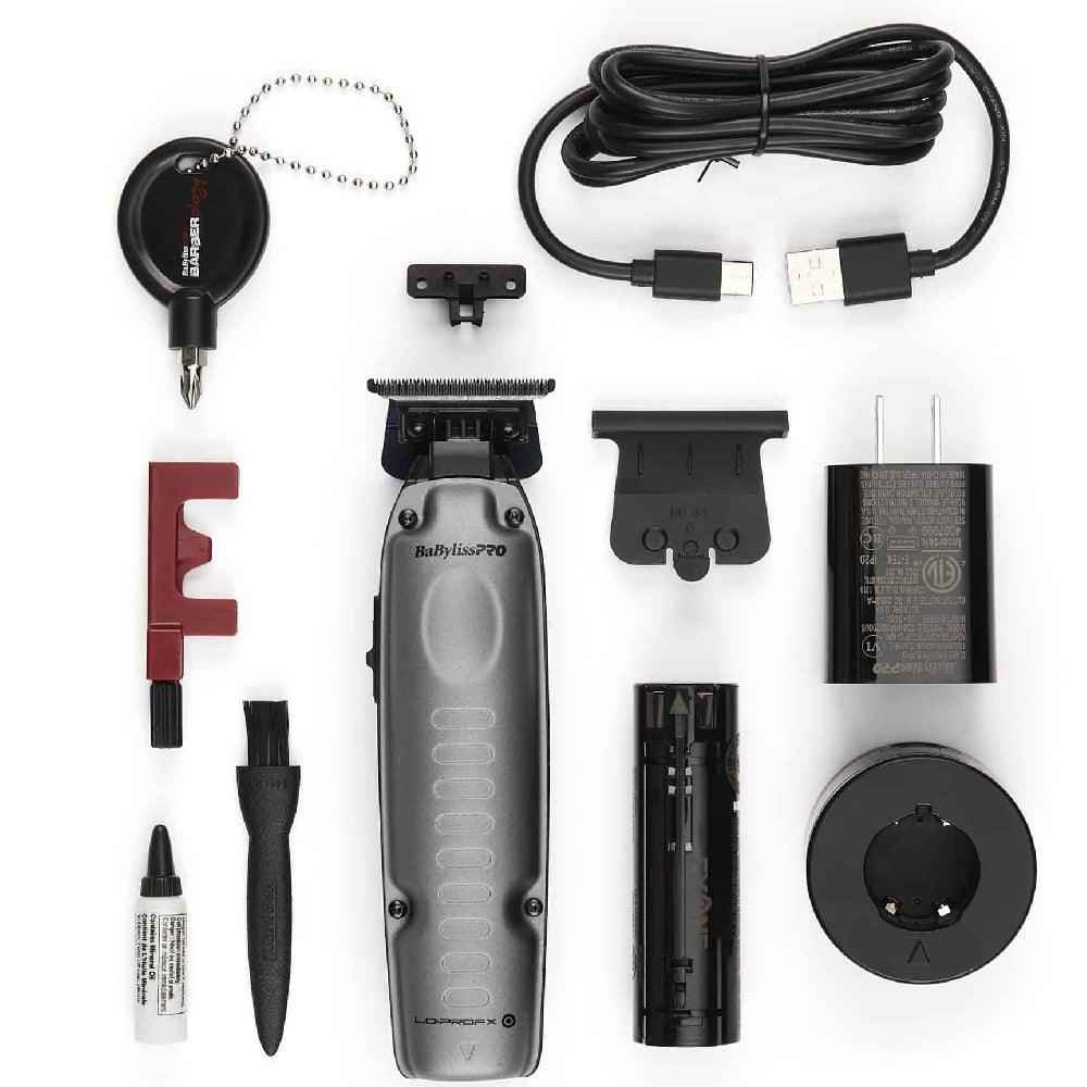 BaBylissPRO FXONE Lo-ProFX Limited Edition Matte Gray Clipper & Trimmer Combo – FX829 & FX729