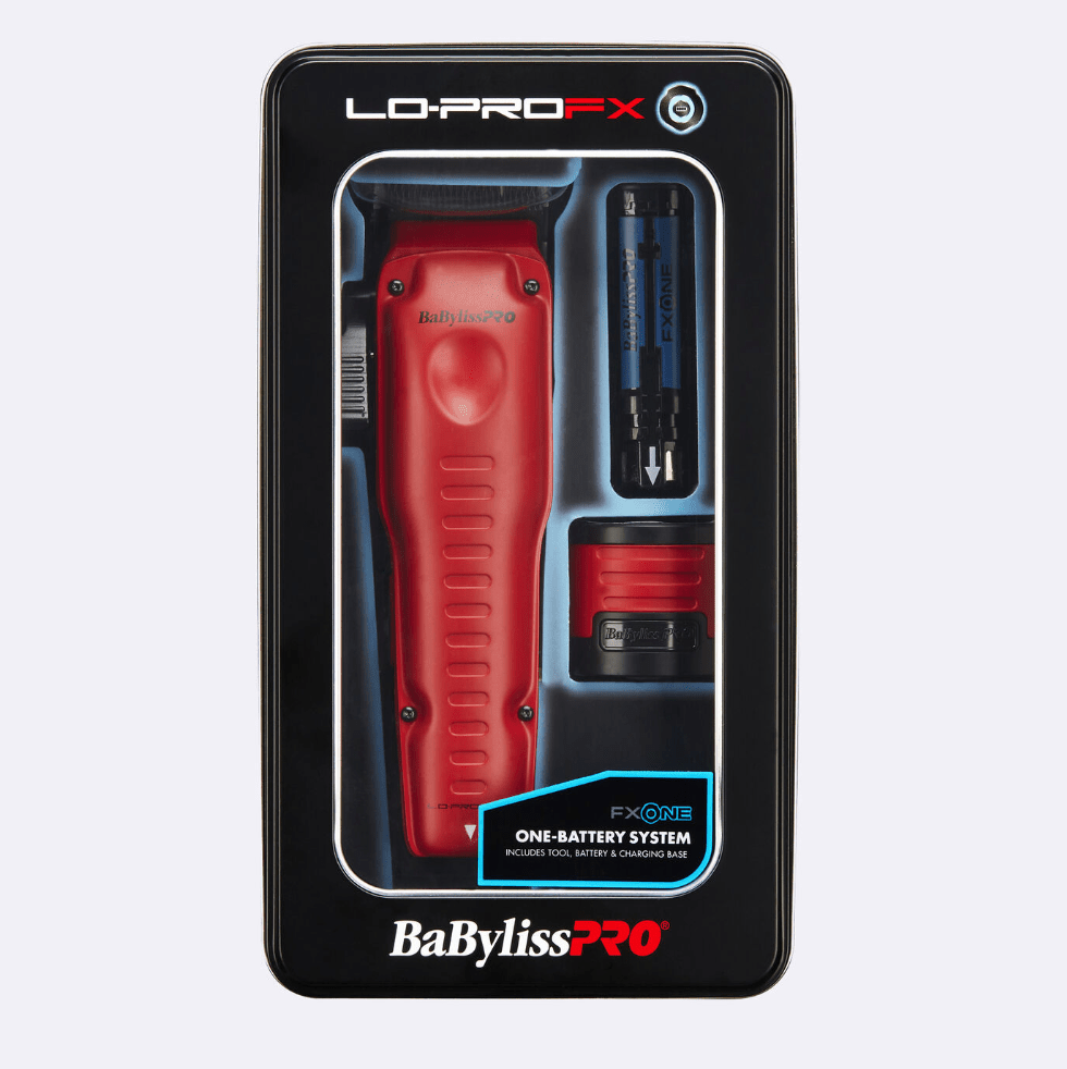 BaBylissPRO FXONE Lo-ProFX Limited Edition Matte Red Clipper (FX829MR)