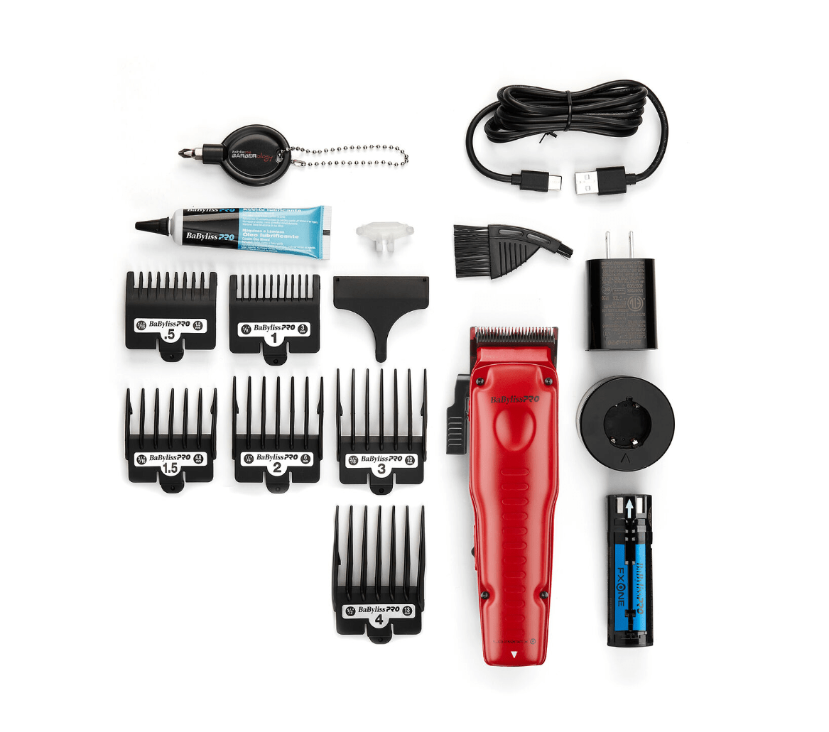 BaBylissPRO FXONE Lo-ProFX Limited Edition Matte Red Clipper (FX829MR)