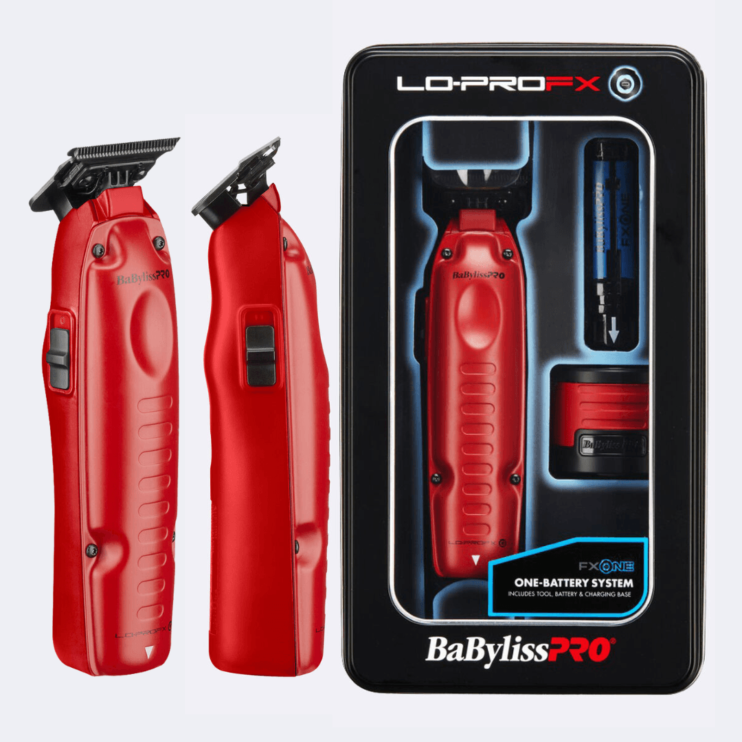 BaBylissPRO FXONE Lo-ProFX Limited Edition Matte Red Trimmer (FX729MR)