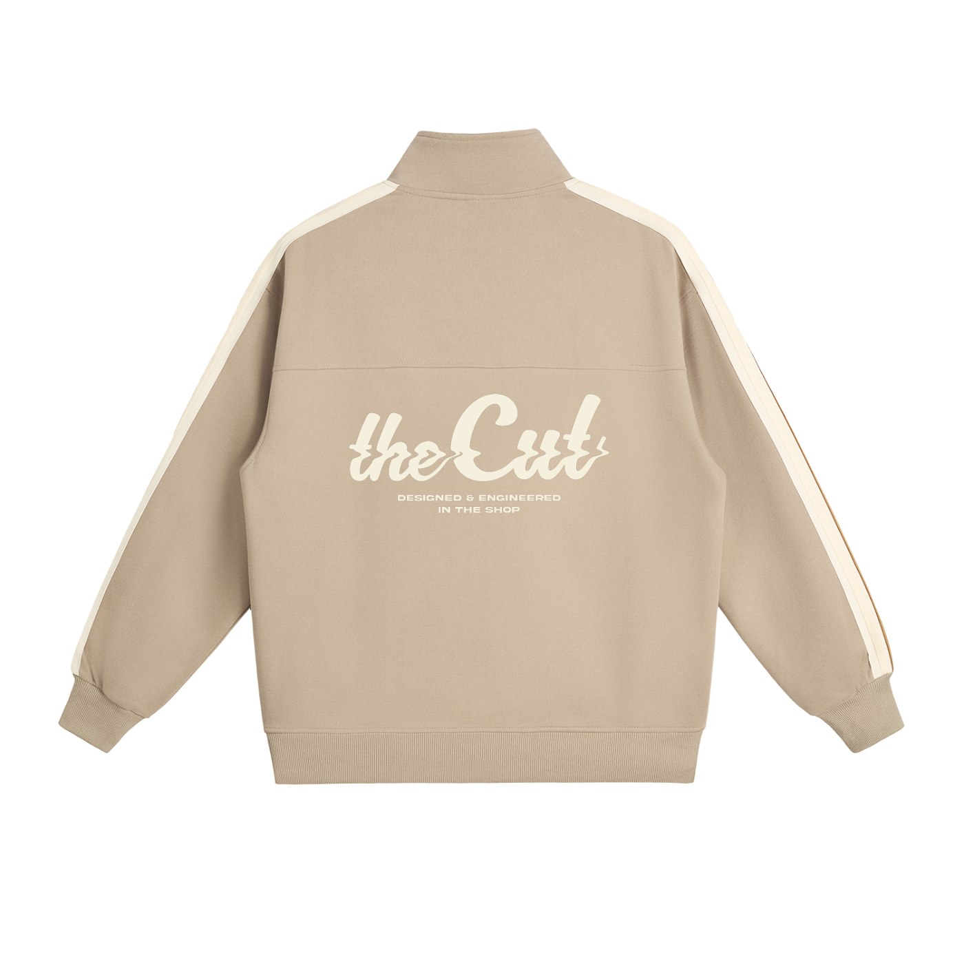 theCut Contrast Stripe Track Jacket Glitchwave