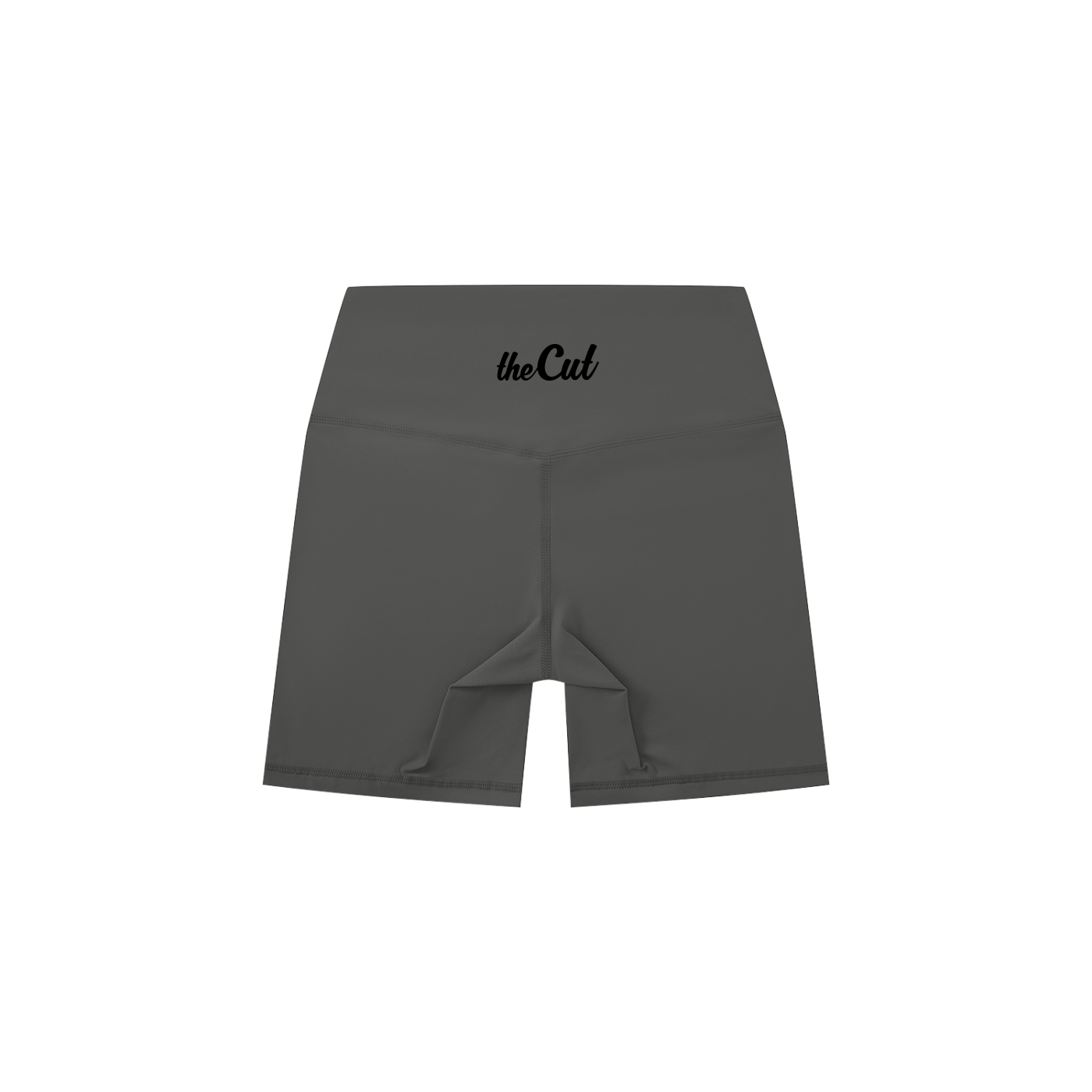 Women's High-Waisted Biker Shorts Dark Gray