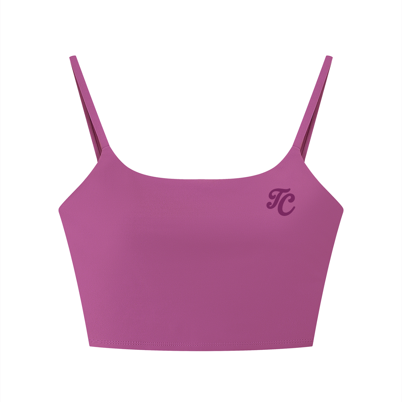 Women's Solid Color Sports Bra Purple