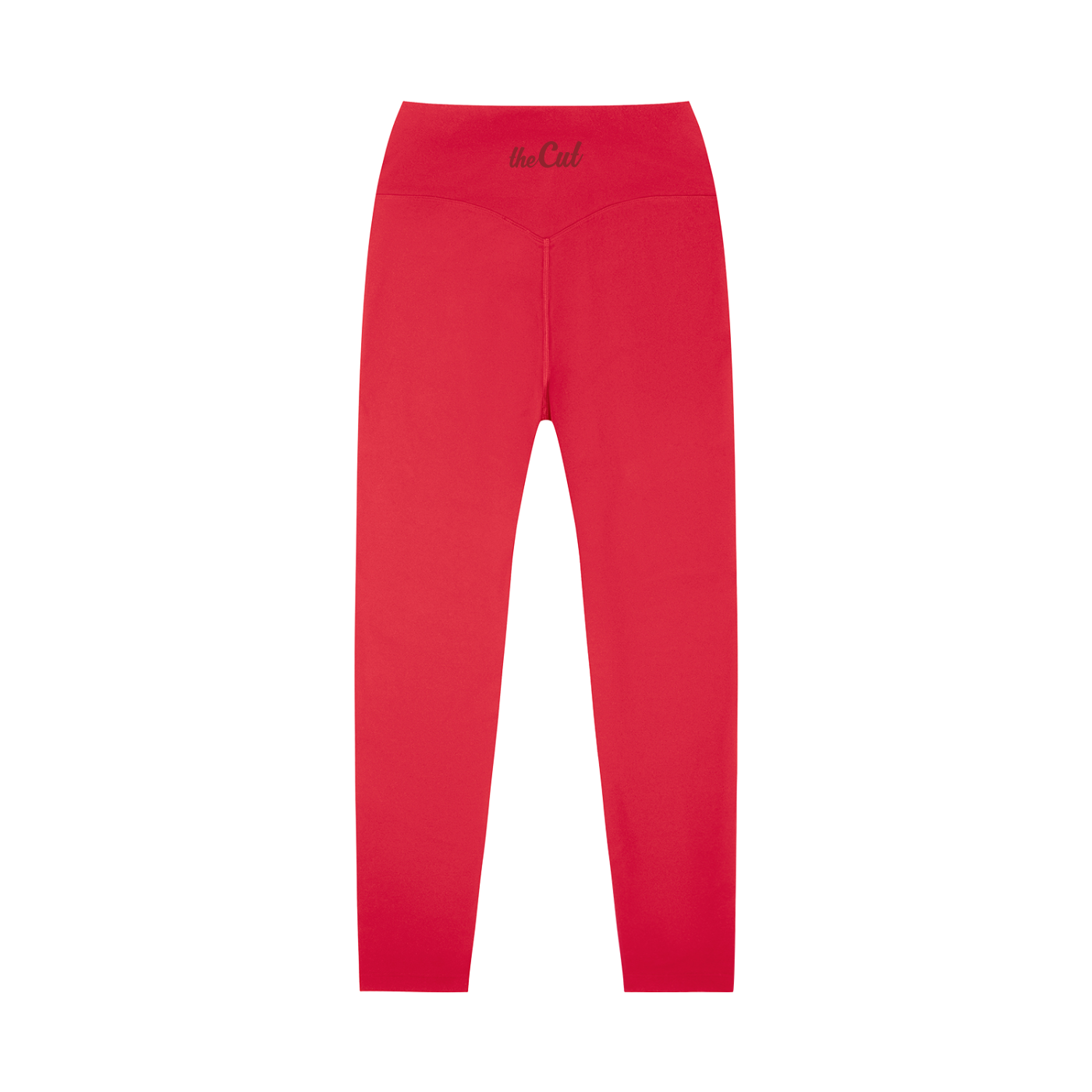 theCut High-Waisted Yoga Leggings Red