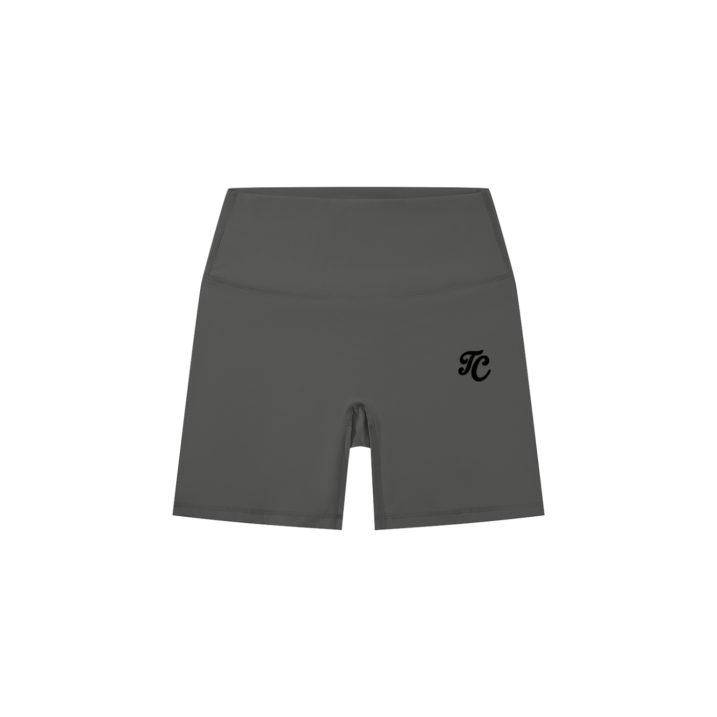 Women's High-Waisted Biker Shorts Dark Gray