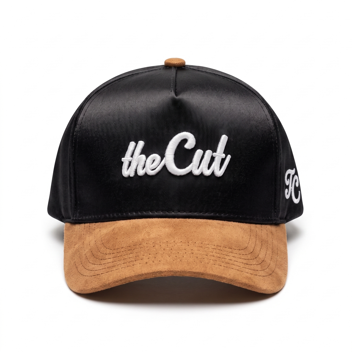 theCut Snapback Hat - Satin & Suede