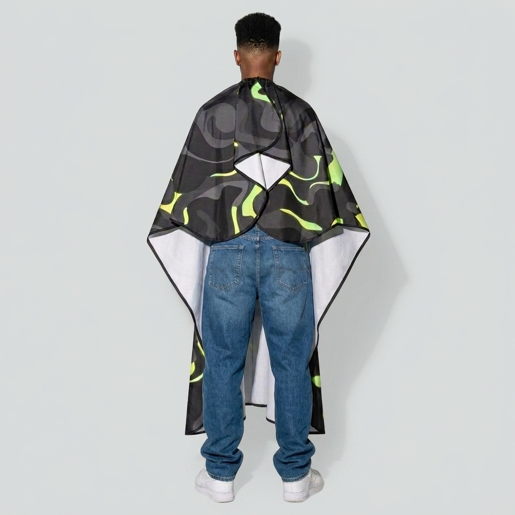 theCut Green Camo Cape