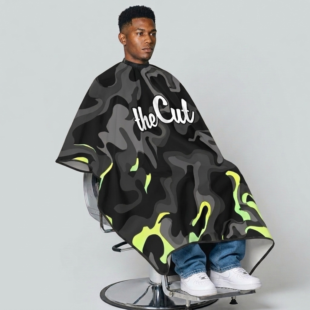 theCut Green Camo Cape