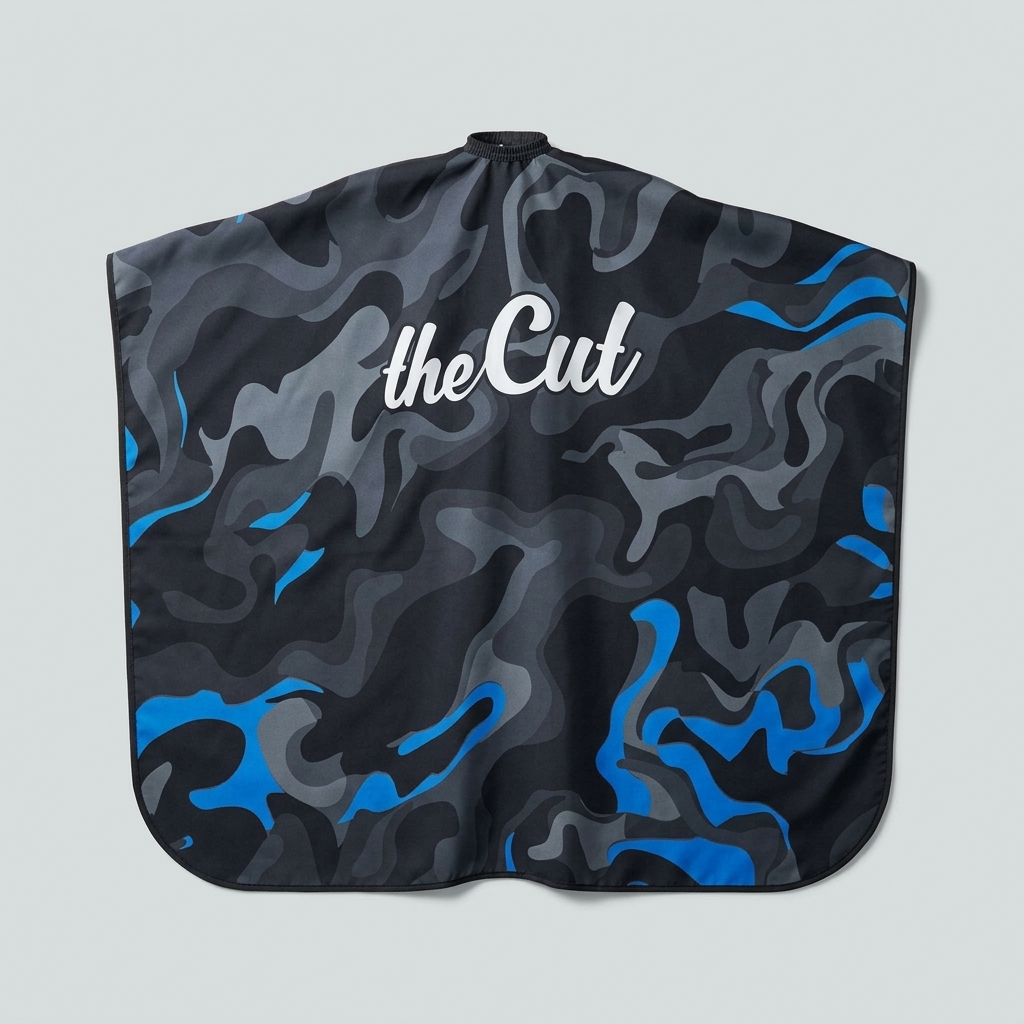 theCut Blue Camo Cape