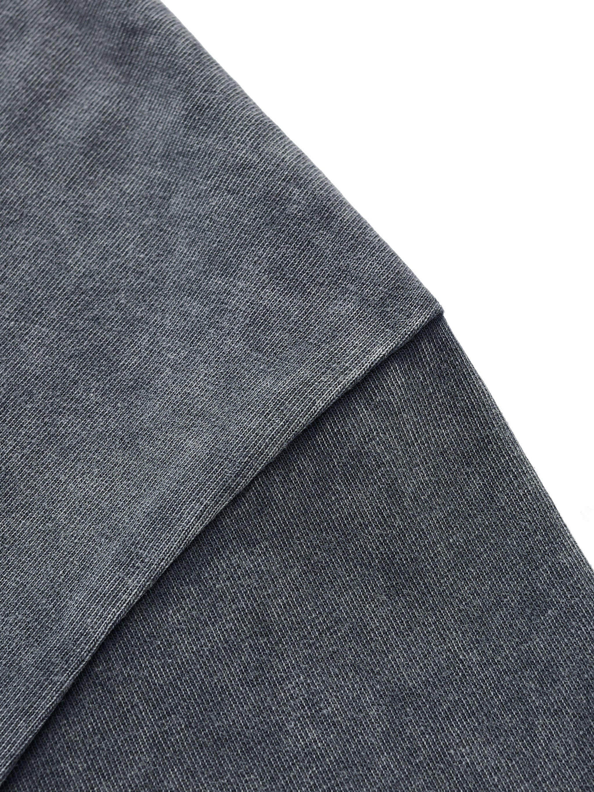 No Bullsh**t Tools For Barbershops Head Snow Wash Cropped Raw-Hem Boxy Tee