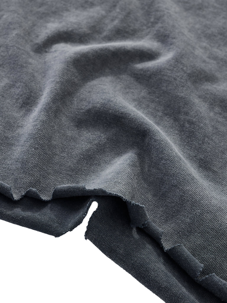 No Bullsh**t Tools For Barbershops Head Snow Wash Raw-Hem Boxy T-shirt