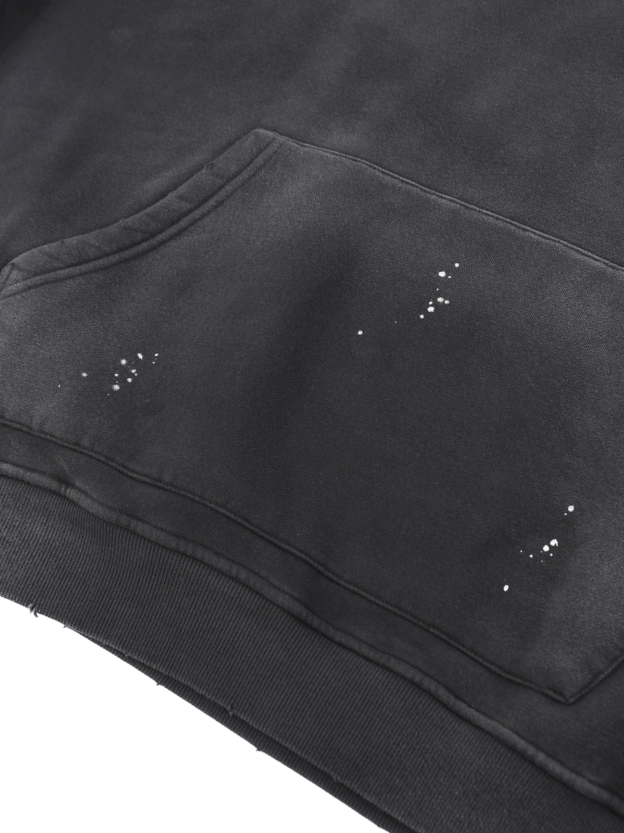 Not for Everyone Vintage Washed Frayed Fleece Hoodie