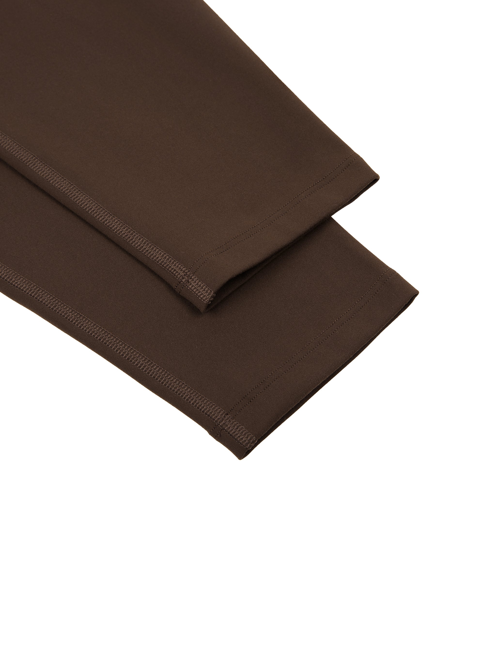 theCut High-Waisted Yoga Leggings Brown