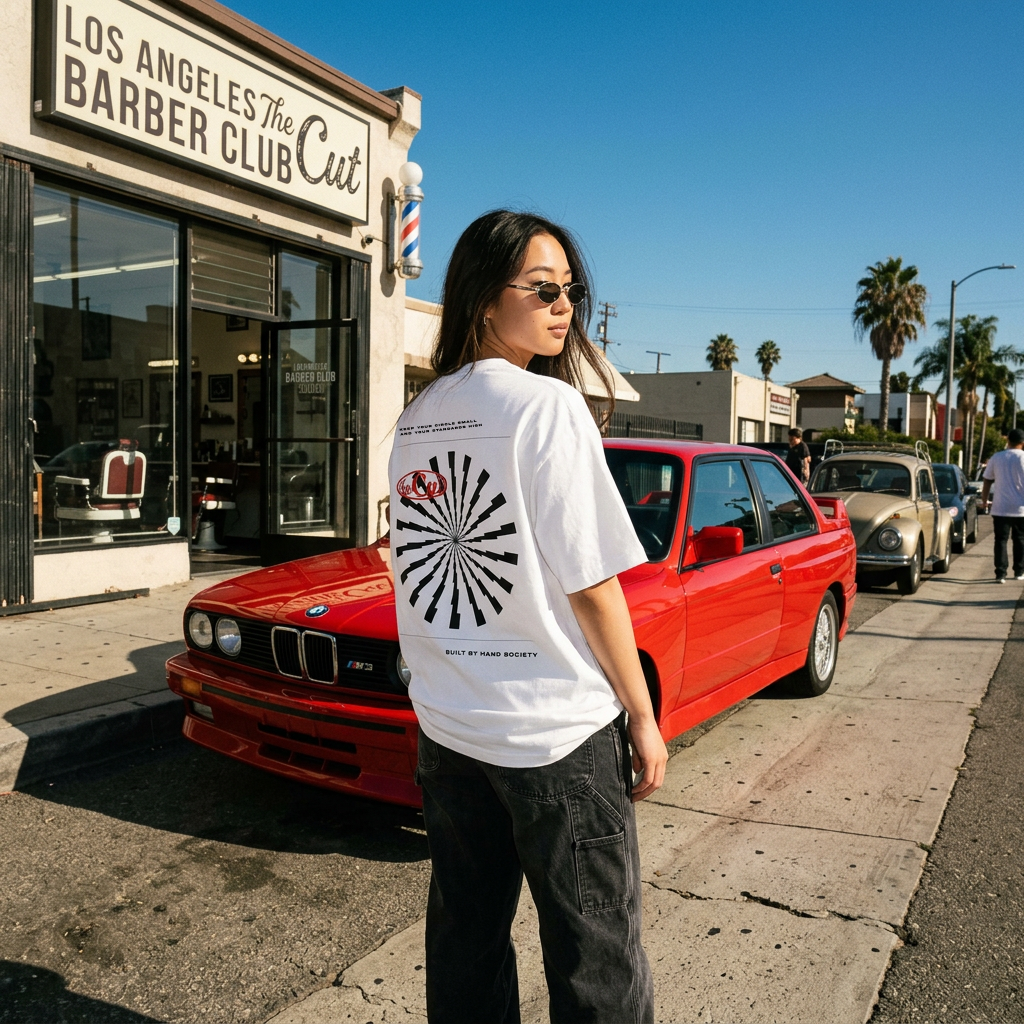 theCut Lightning Burst White Tee